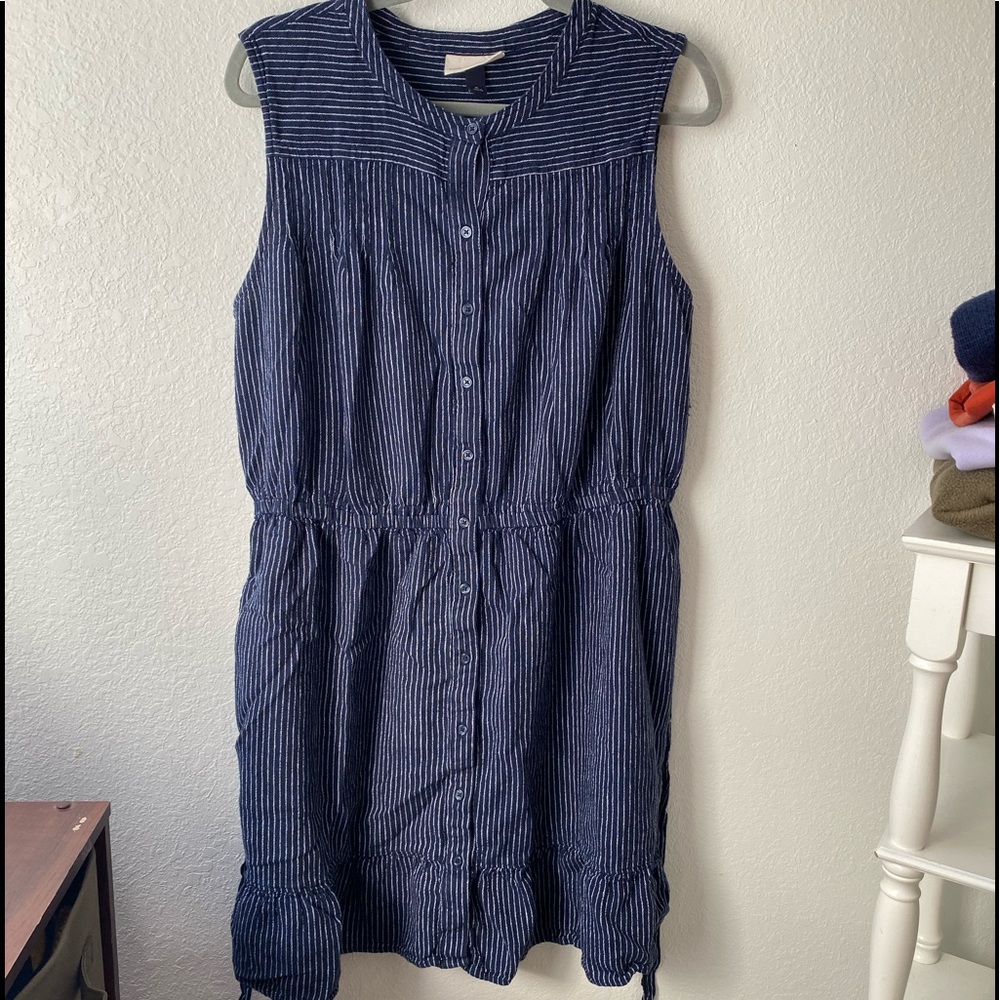 Universal Thread Striped Linen Dress